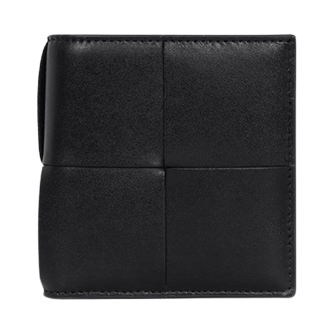 보테가 베네타 인트레치아토 카세트 슬림 반지갑 블랙(Bottega Veneta Intrecciato Cassette Slim Bi-Fold Wallet Black)
