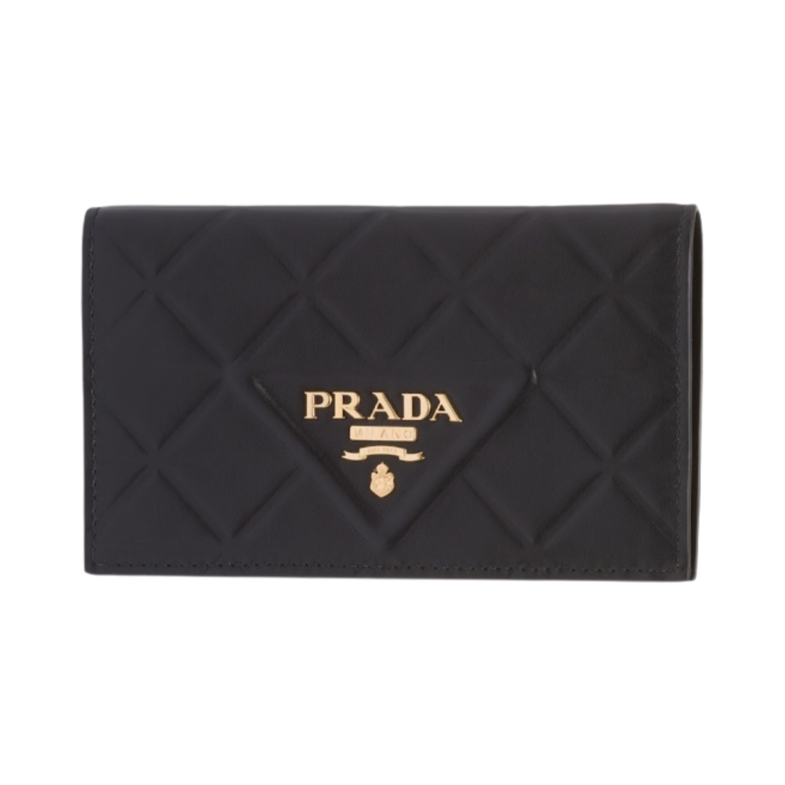 프라다 스몰 레더 월렛 블랙(Prada Small Leather Wallet Black) - 1