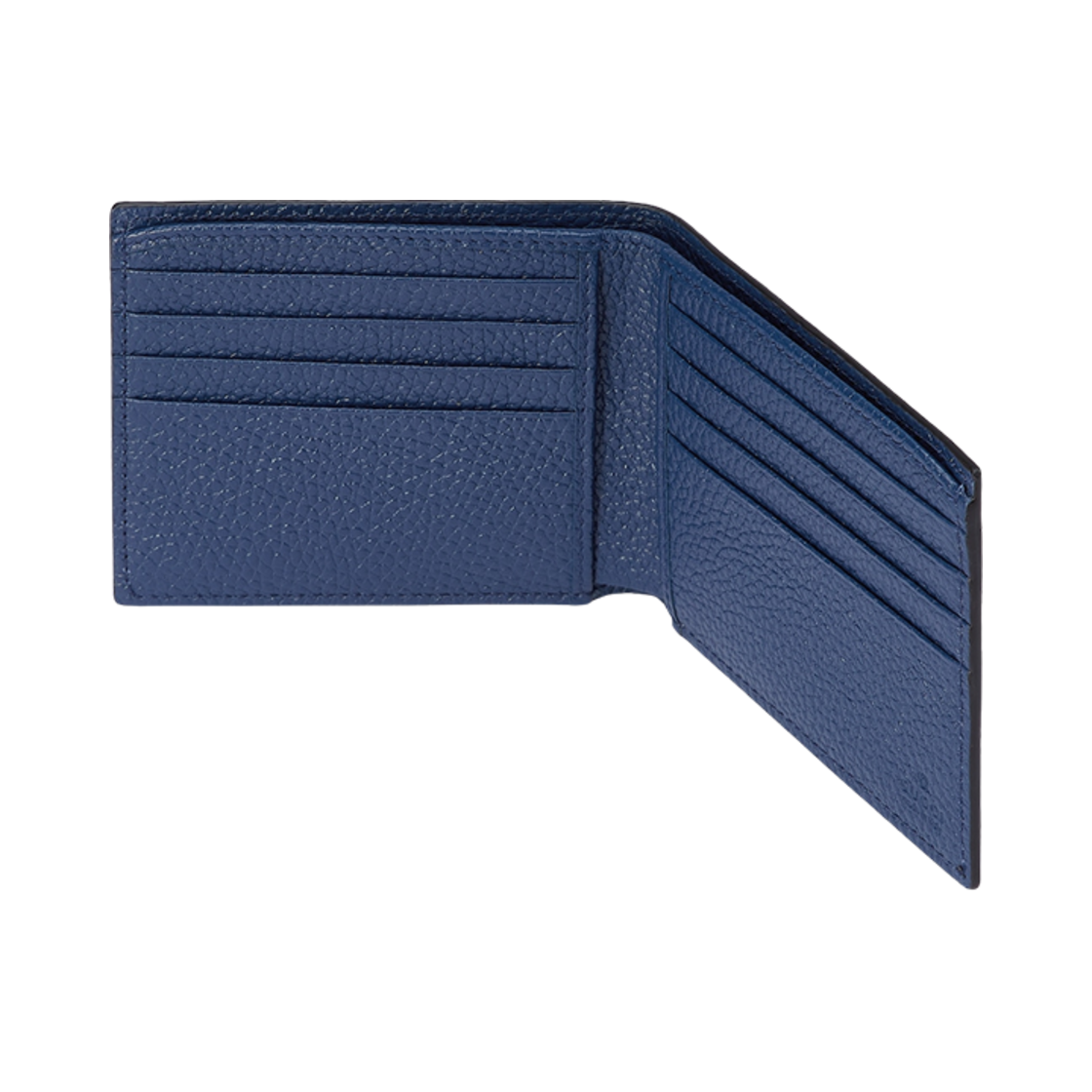 구찌 폴더형 지갑 로고 블루 레더(Gucci Bi-Fold Wallet with Logo Blue Leather) - 4