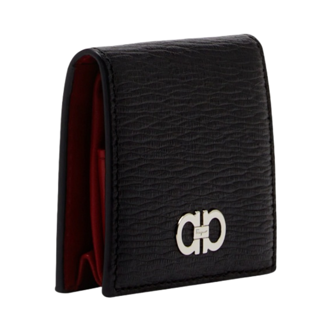 페라가모 코인 케이스 블랙 페라가모 레드(Ferragamo Coin Case Black Ferragamo Red) - 2