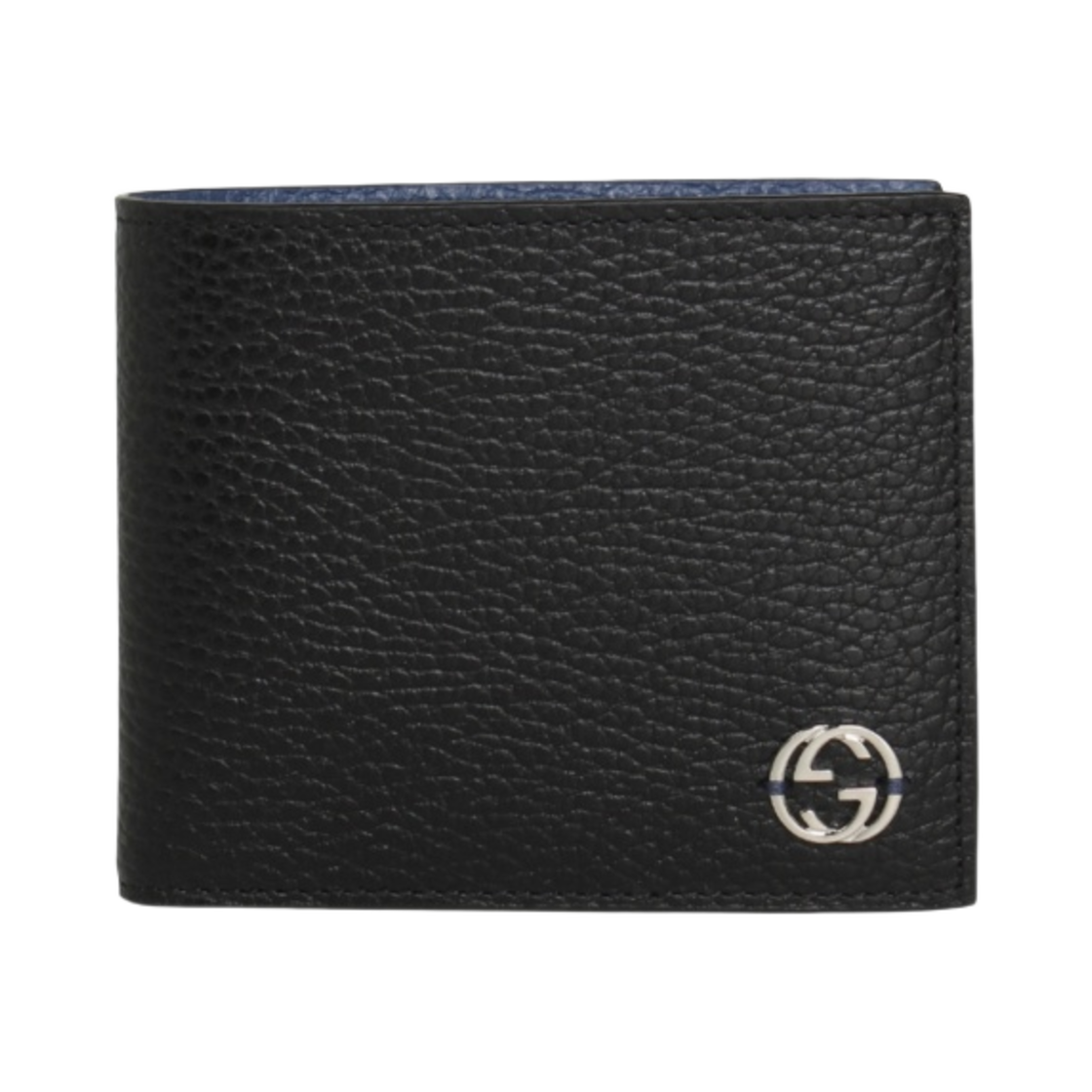 610464-CAO2N-1040 Gucci GG Interlocking Bi-Fold Wallet Black