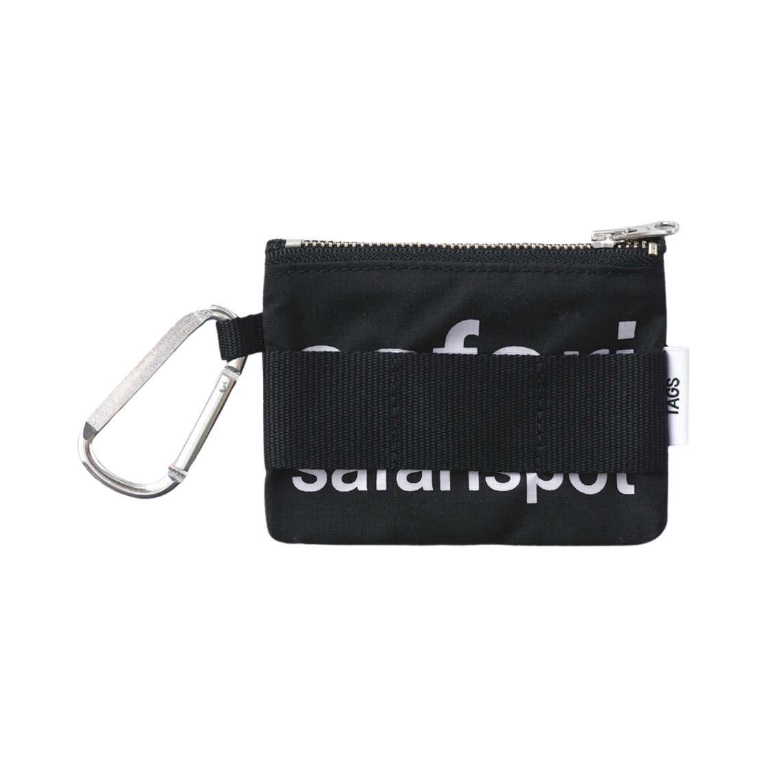 saf00140 Safarispot Basic Safari Keyring Card Wallet Black - 대표 이미지 #1