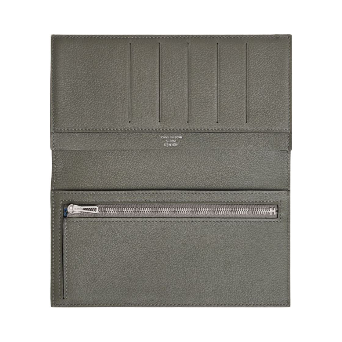 에르메스 시티즌 트윌 장지갑 에버컬러 & 그리 메이어 블루 프랑스 블루 사피흐(Hermes Citizen Twill Long Wallet Evercolor & Gris Meyer Bleu France Bleu Saphir) - 2