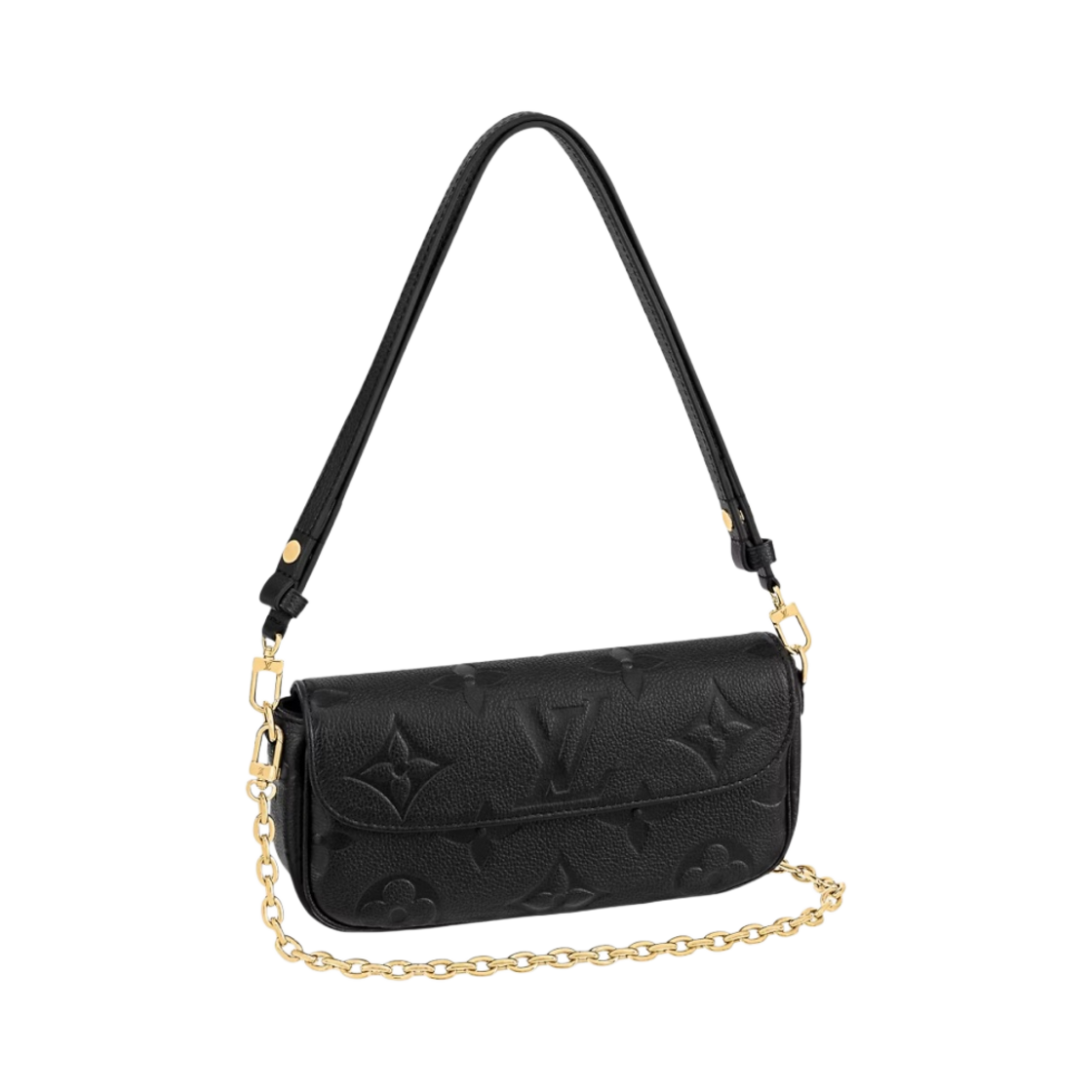 루이비통 아이비 체인 지갑 모노그램 앙프렝뜨 블랙(Louis Vuitton Ivy Wallet on Chain Monogram Empreinte Black) - 1