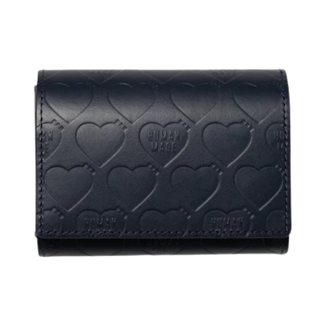 휴먼 메이드 레더 멀티 패스 케이스 네이비(Human Made Leather Multi Pass Case Navy) - 1