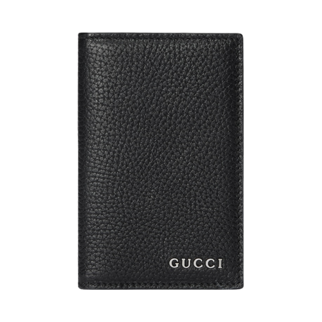 구찌 롱 카드 케이스 로고 블랙 레더(Gucci Long Card Case with Logo Black Leather) - 1
