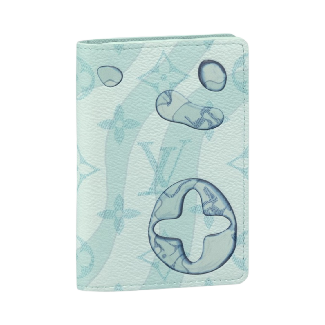 루이비통 포켓 오거나이저 모노그램 아쿠아가든 크리스탈 블루(Louis Vuitton Pocket Organizer Monogram Aquagarden Crystal Blue)