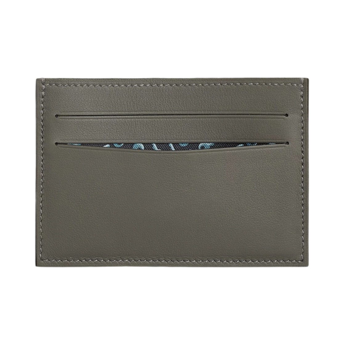 에르메스 시티즌 트윌 카드 홀더 스위프트 & 실크 클로셰 그리 메이어 카방(Hermes Citizen Twill Card Holder Swift & Silk Clochette Gris Meyer Caban) - 2