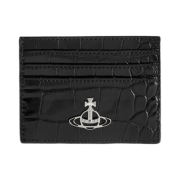 Vivienne Westwood Crocodile Card Holder Black