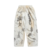 Balenciaga Tat Baggy Sweatpants Beige Brown