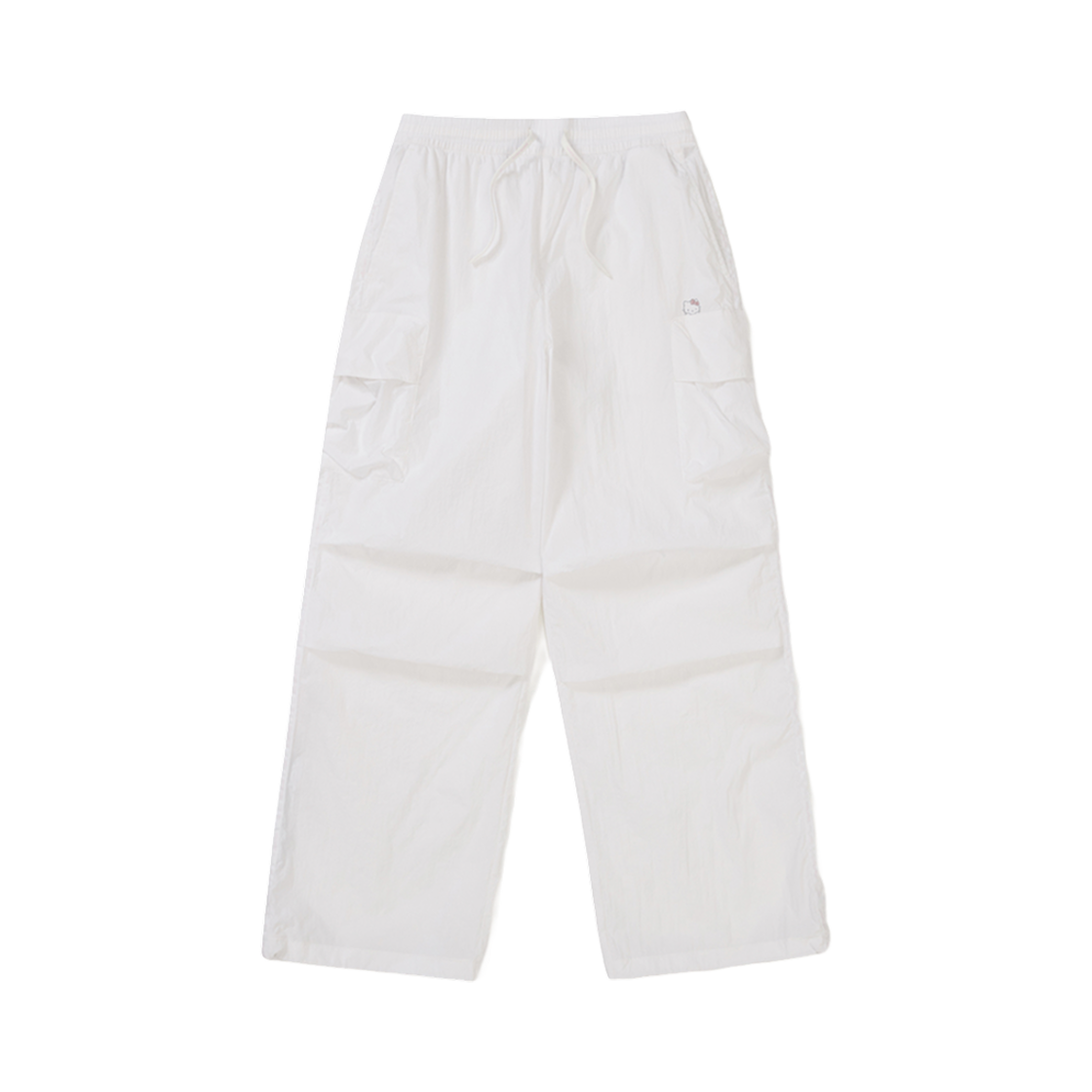 (W) 스노우피크 x 헬로 키티 와이드 팬츠 화이트((W) Snow Peak x Hello Kitty Wide Pants White)