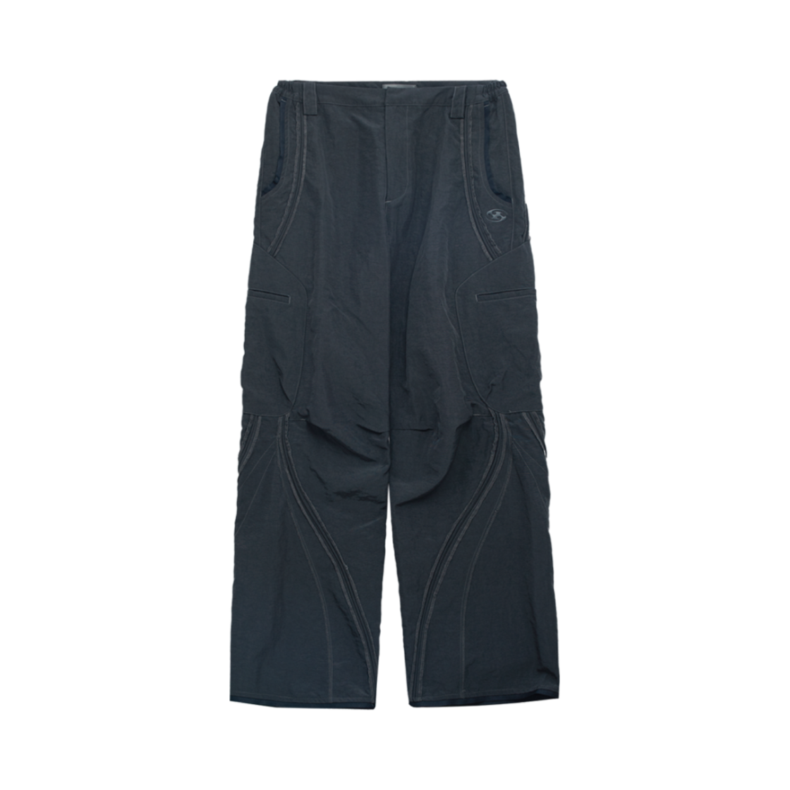 산산기어 파이핑 팬츠 블루 차콜 - 24FW | Sansan Gear | KREAM