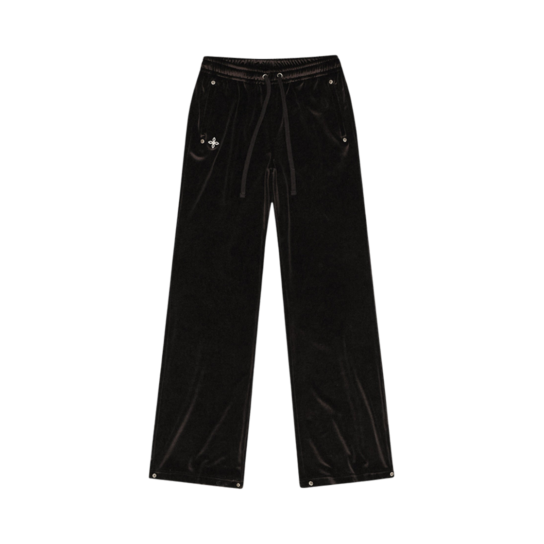 (W) 에스엠에프케이 컴패스 로브 트레이닝 팬츠 벨벳 블랙((W) SMFK Compass Rove Training Pants Velvet Black)