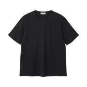 Millo Archive Soft Uneck Semi Over Fit T-Shirts Black