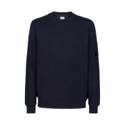 C.P. Company Diagonal Raised Fleece Sweatshirt Navy - 22FW