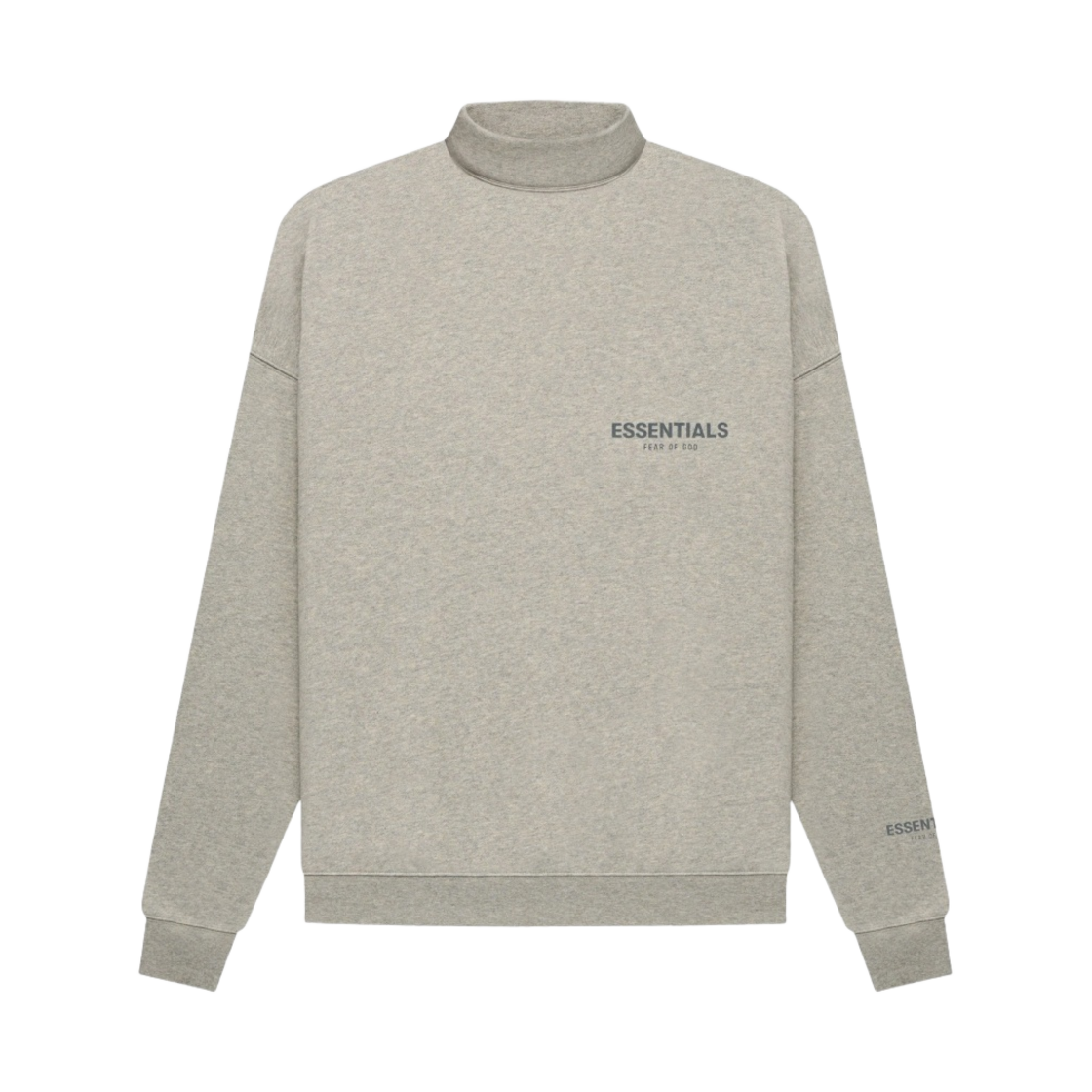 에센셜 코어 켈렉션 풀오버 모크넥 헤더 오트밀