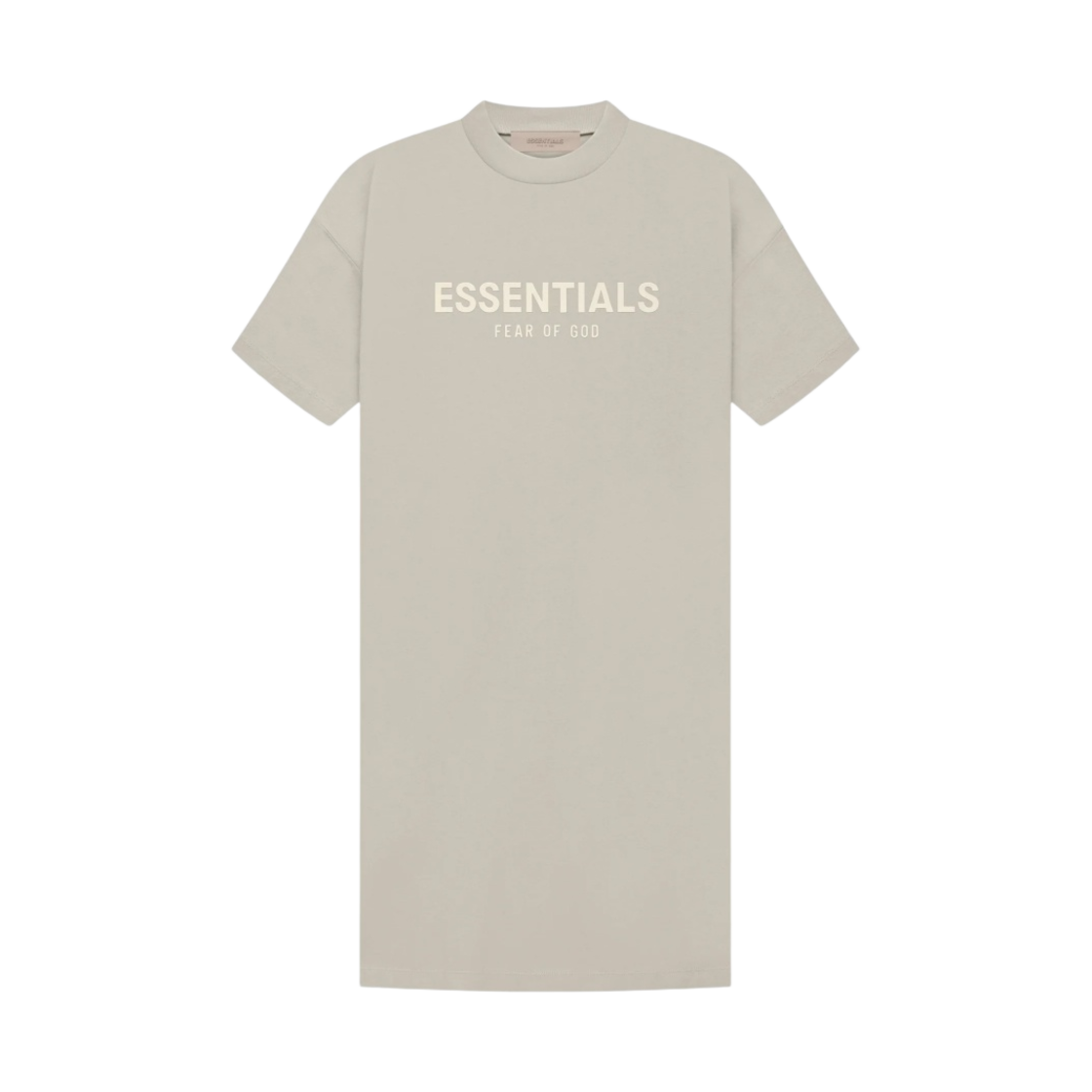 (W) 에센셜 티셔츠 드레스 스모크 - 22FW((W) Essentials T-Shirt Dress Smoke - 22FW) - 1