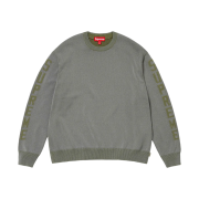Supreme Reflective Sweater Olive - 24SS