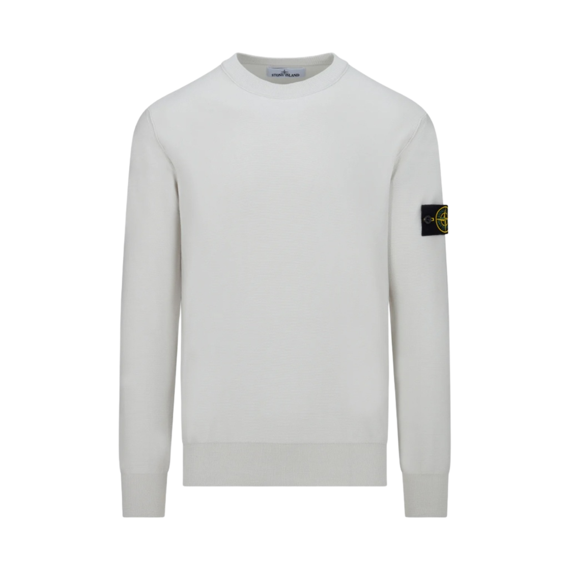 스톤 아일랜드 516B2 소프트 코튼 크루넥 니트 아이스 - 22SS(Stone Island 516B2 Soft Cotton Crewneck Knit Ice - 22SS) - 1