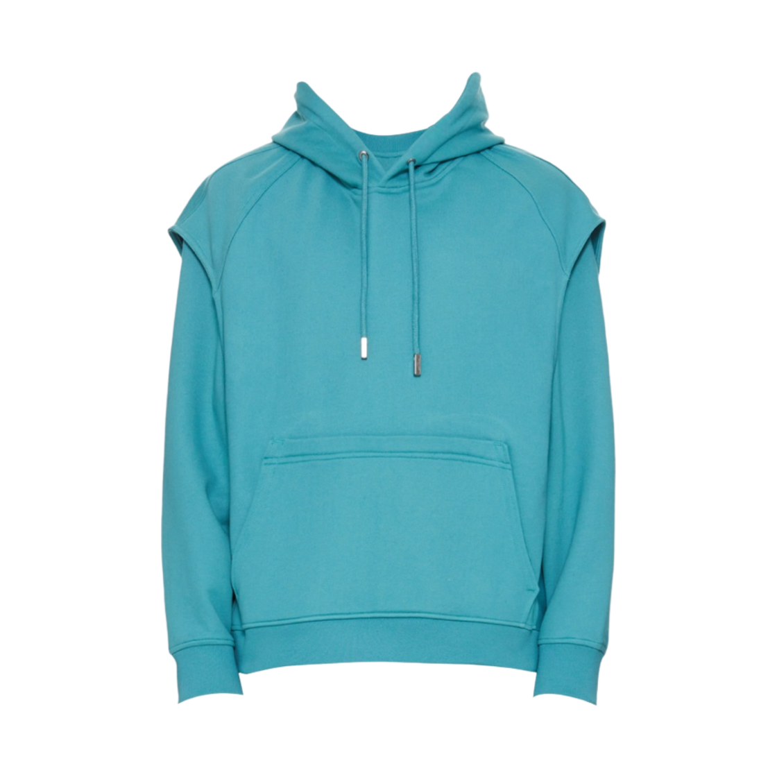 우영미 레이어 후드 베스트 그린 - 22FW(Wooyoungmi Layer Hooded Vest Green - 22FW) - 1