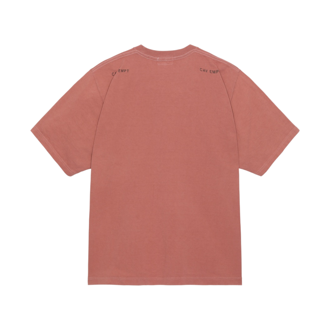카브엠트 오버다이 MD 프로덕트 티셔츠 버건디 - 23FW(Cav Empt Overdye MD Products T-Shirt Burgundy - 23FW) - 2