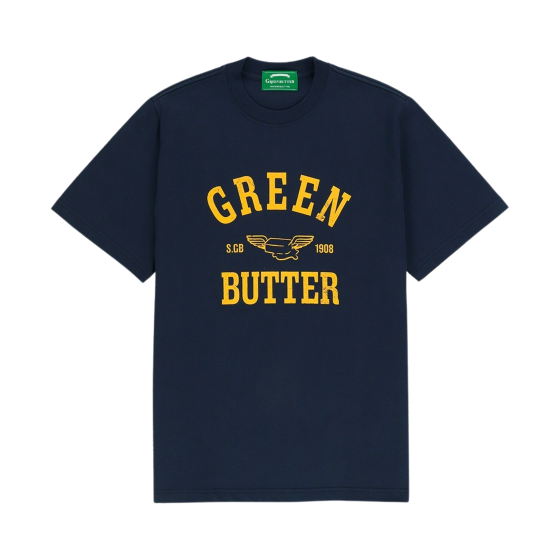 그린버터 버터 윙 티 네이비