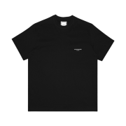 Wooyoungmi Cotton Square Label T-Shirt Black - 24SS