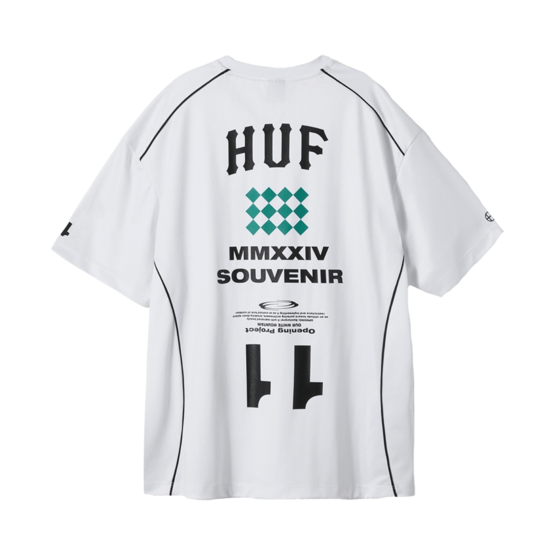 허프 x 오프닝 프로젝트 풋볼 저지 화이트(HUF x Opening Project Football Jersey White) - 2