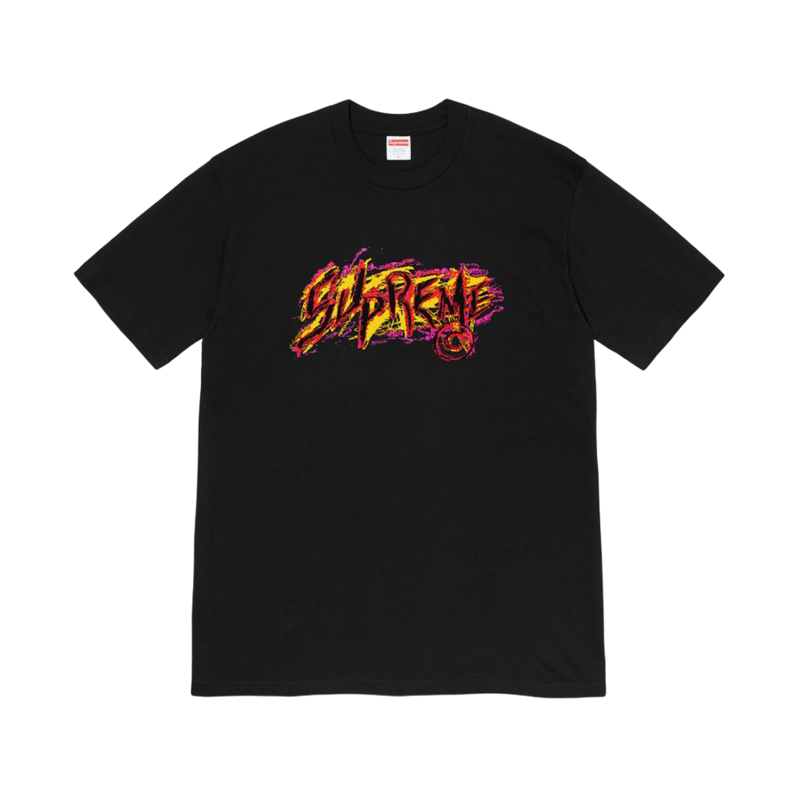 슈프림 스크래치 티셔츠 블랙 - 20FW