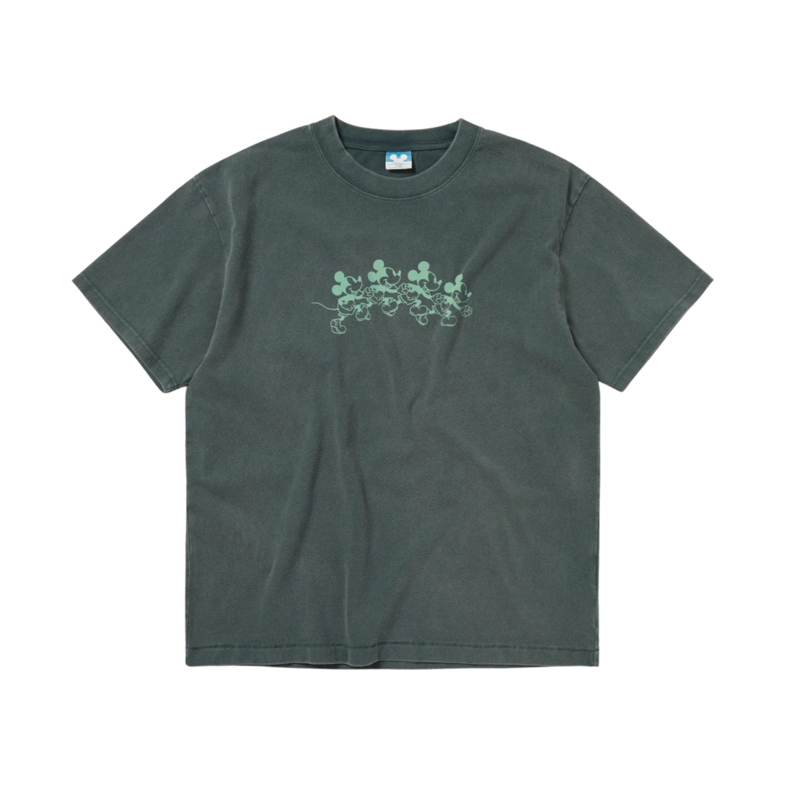 디스이즈네버댓 x 디즈니 미키 모션 티셔츠 다크 그레이(Thisisneverthat x Disney Mickey Motion T-Shirt Dark Green) - 1