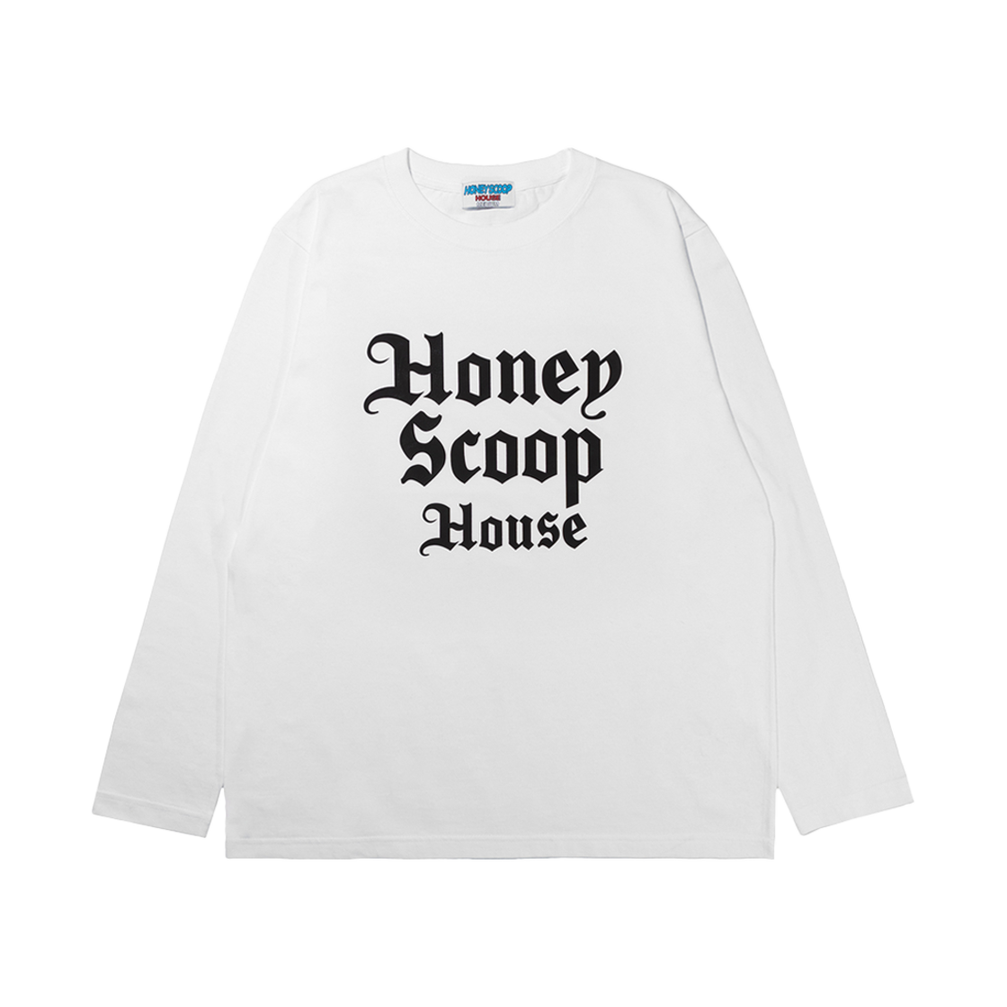 HSH25TS038WH Honey Scoop House OE Logo L/S Tee White