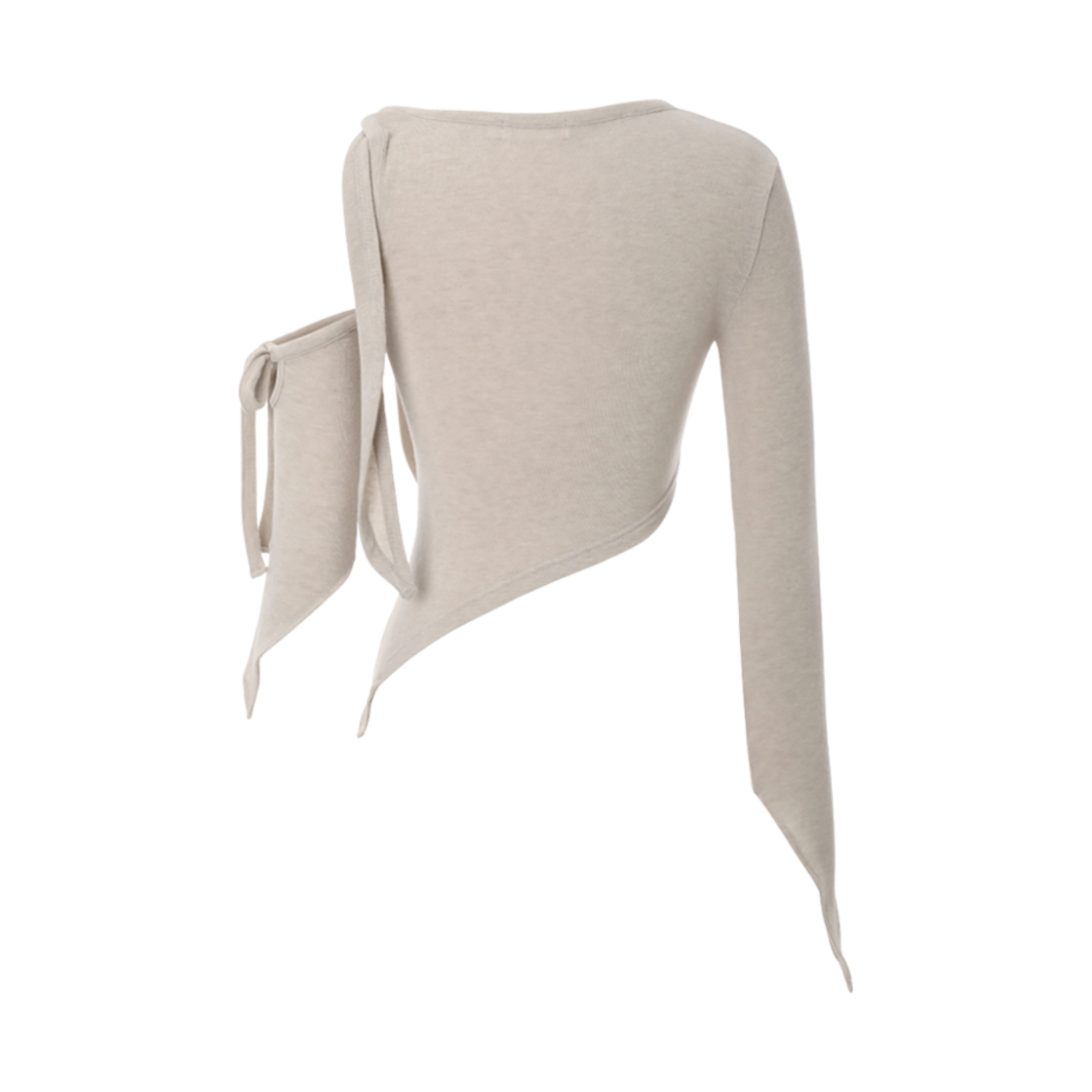 (W) 쓰리타임즈 라나 탑 오트밀((W) Threetimes Lana Top Oatmeal) - 2