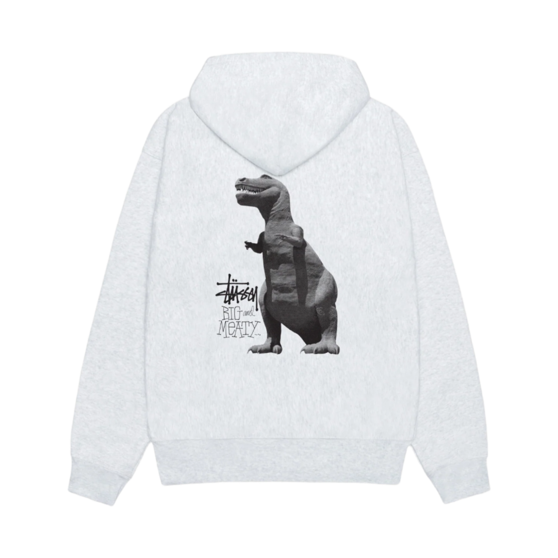 1975133 Stussy Big & Meaty Zip Hoodie Ash Heather
