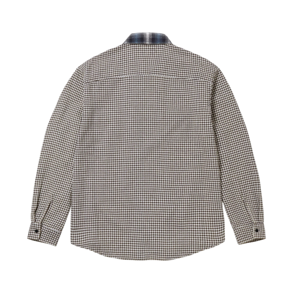 슈프림 하운즈투스 플레이드 플란넬 셔츠 네이비 - 23FW(Supreme Houndstooth Plaid Flannel Shirt Navy - 23FW) - 2