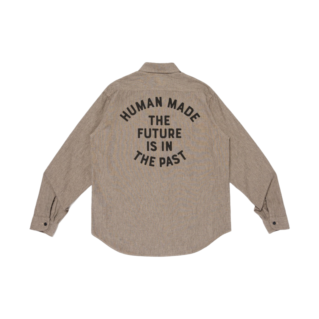 HM28SH003 Human Made Salt & Papper Work Shirt Gray