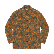 Supreme Paisley Fleece Shirt Tan - 21FW