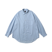 [SS25] moif Uniform Shirt Bleached Indigo