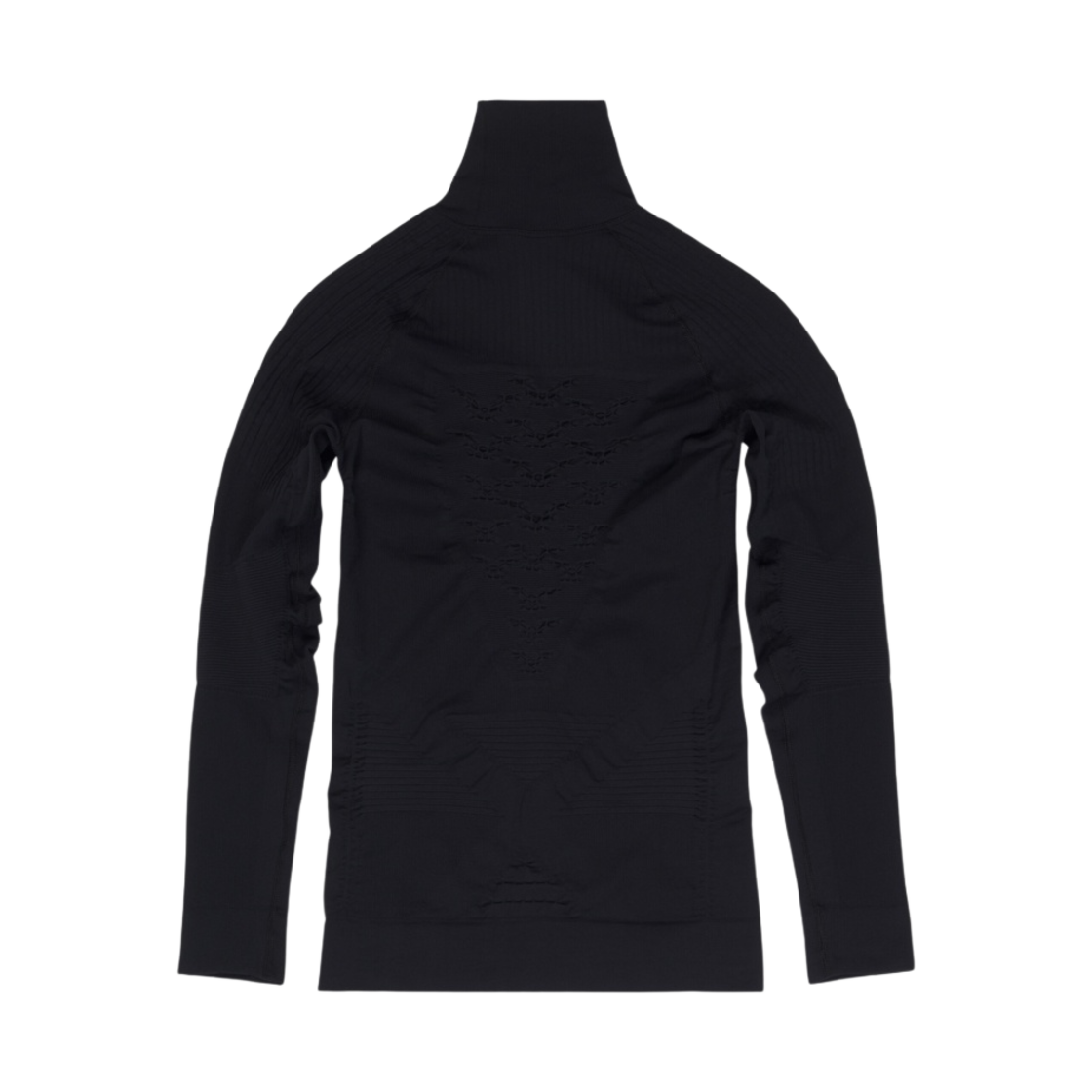 발렌시아가 스포티 B 라이넥 애슬레틱 롱슬리브 탑 블랙(Balenciaga Sporty B Highneck Athletic Long Sleeve Top Black) - 2