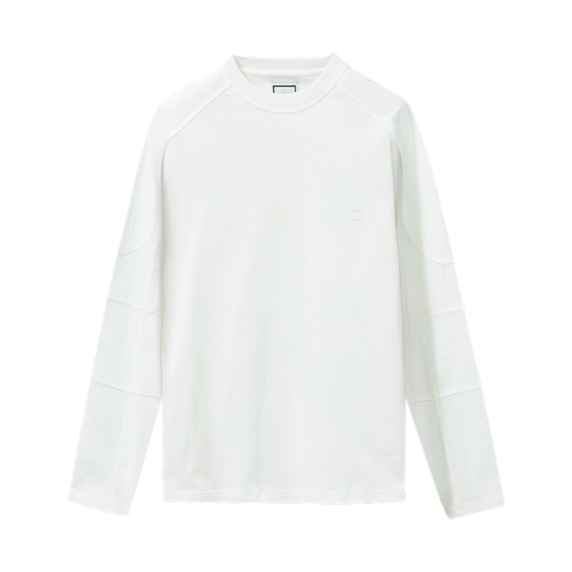 W251TS28727W Wooyoungmi Shoulder Cut Long Sleeve T-Shirt White - 25SS