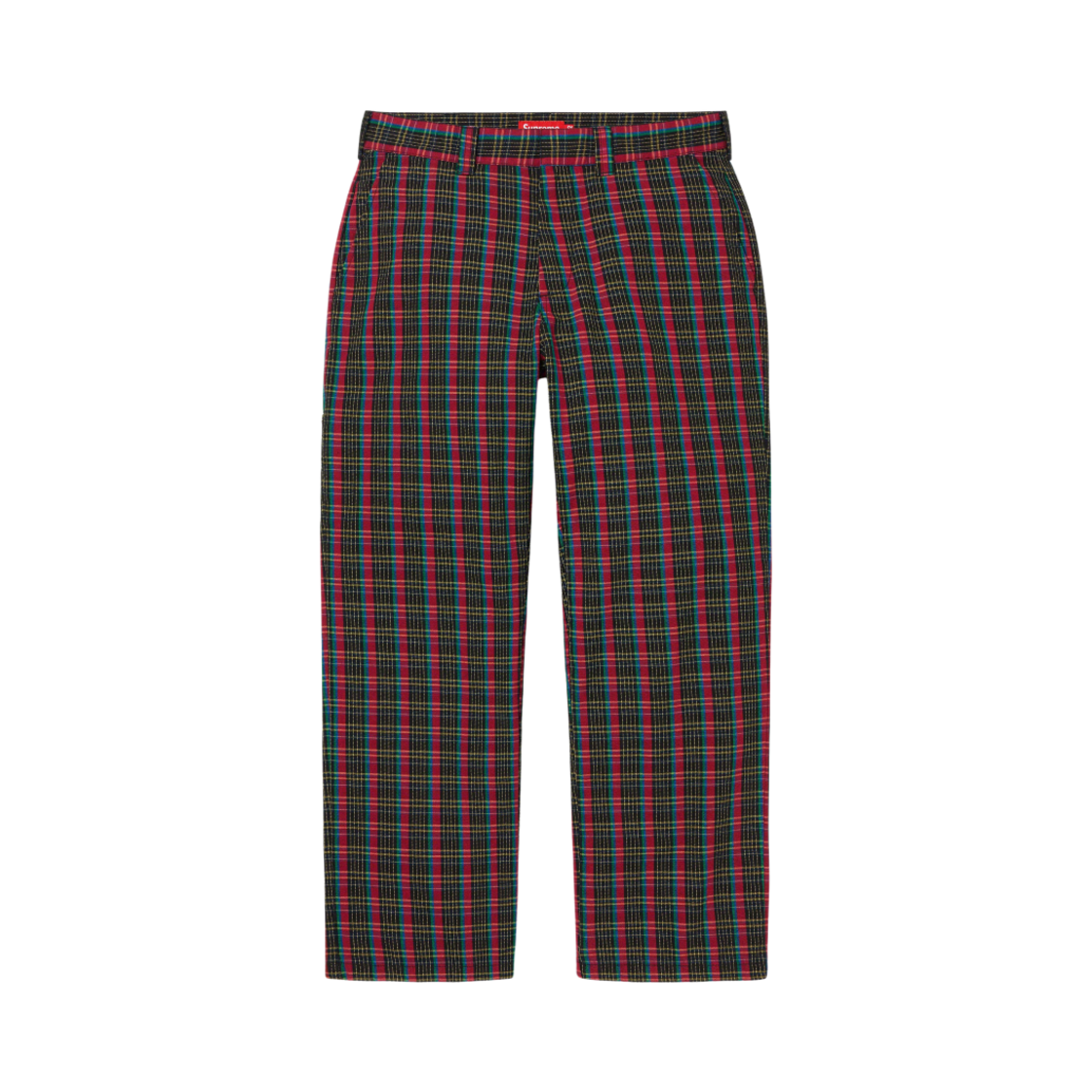 슈프림 워크 팬츠 레드 플레이드 - 23SS(Supreme Work Pants Red Plaid - 23SS) - 1