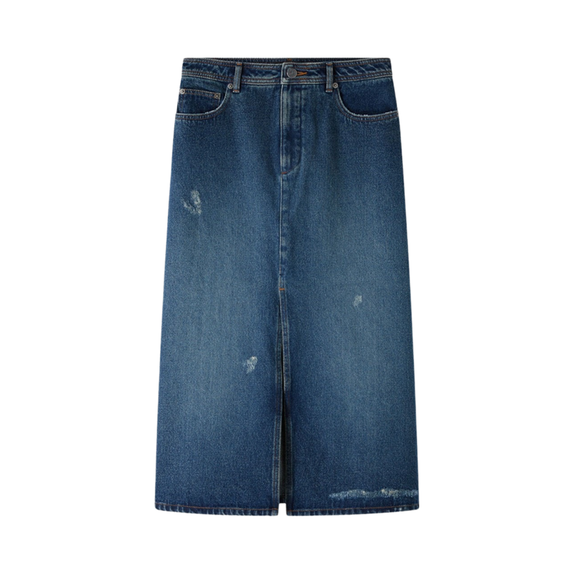 COHFC-F06423-IAL (W) A.P.C. Georgia Skirt Stonewashed Indigo