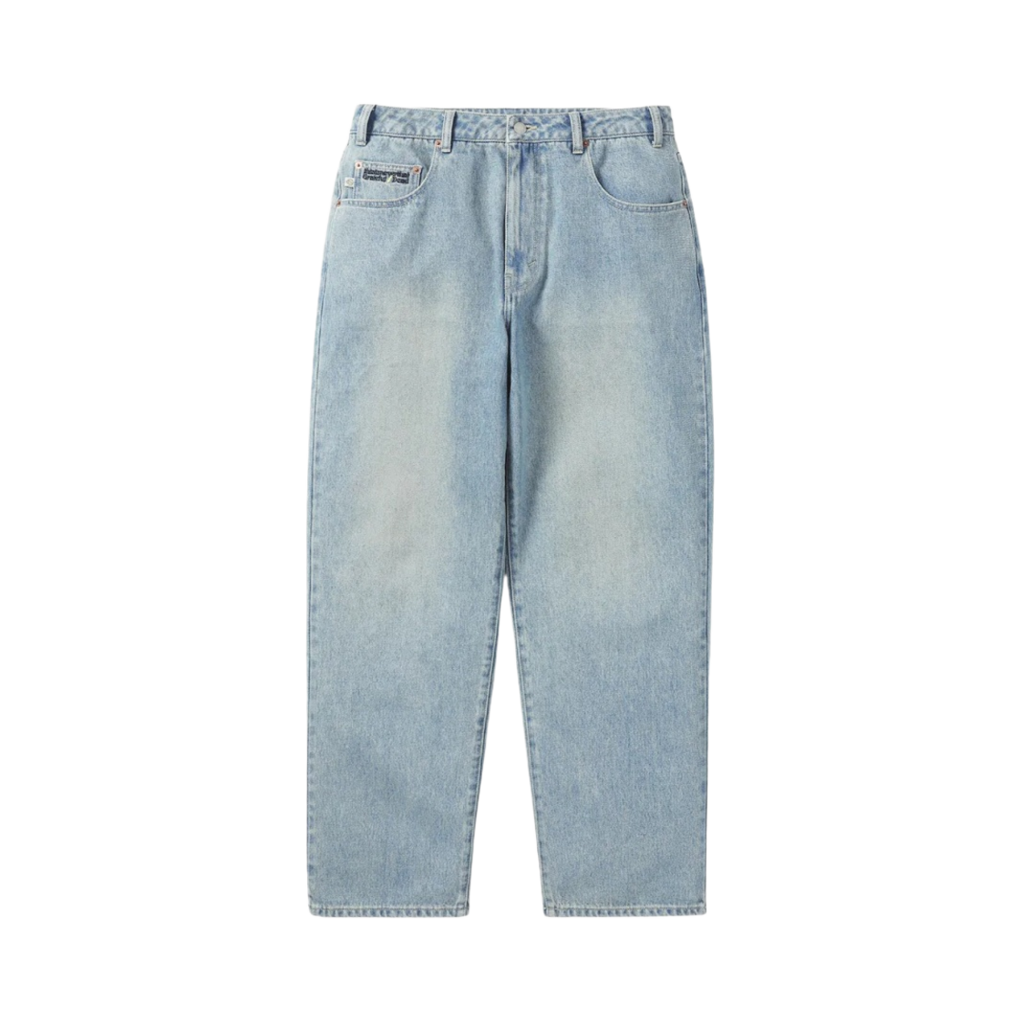 GD223DPA5P01 Thisisneverthat x Grateful Dead Washed Denim Pants Light Blue