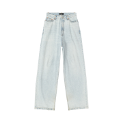 Balenciaga Denim Pull-Up Pants Light Blue
