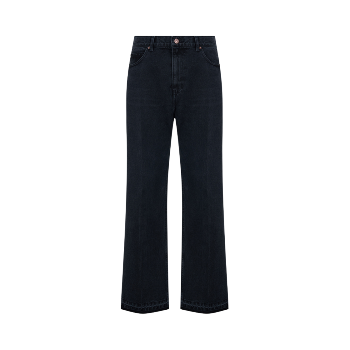 NWA5SDP71BK (W) Noice Washed Flared Jeans Black