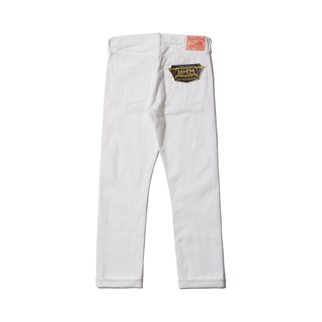 슈가 케인 12온즈 데님 2021 모델 슬림 테이퍼드 화이트(Sugar Cane 12 oz. Denim 2021 Model Slim Tapered White) - 2