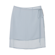 Dunst Sheer Layering Skirt Soft Blue