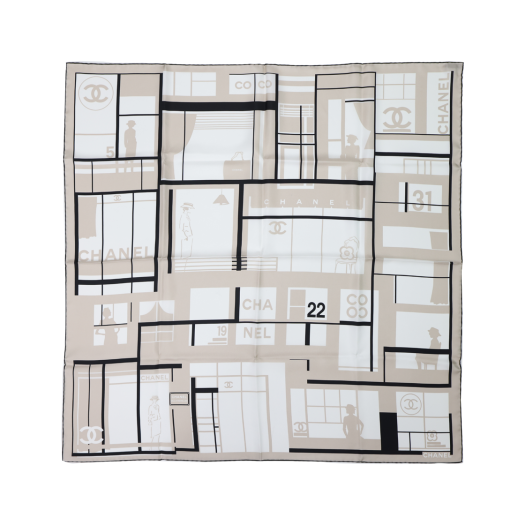 ITLL7KJERWAN Chanel Scarf Beige
