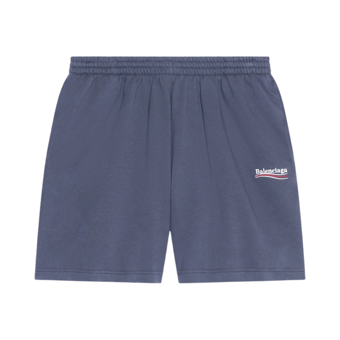 발렌시아가 폴리티컬 캠페인 스웨트쇼츠 그레이 화이트