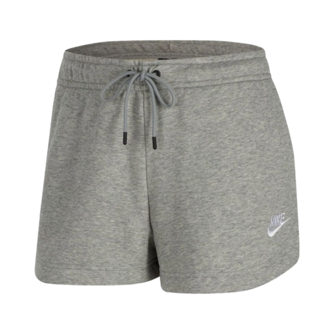 (W) 나이키 NSW 에센셜 프렌치 테리 쇼츠 다크 그레이 헤더 - US/EU((W) Nike NSW Essential French Terry Shorts Dark Grey Heather - US/EU) - 1