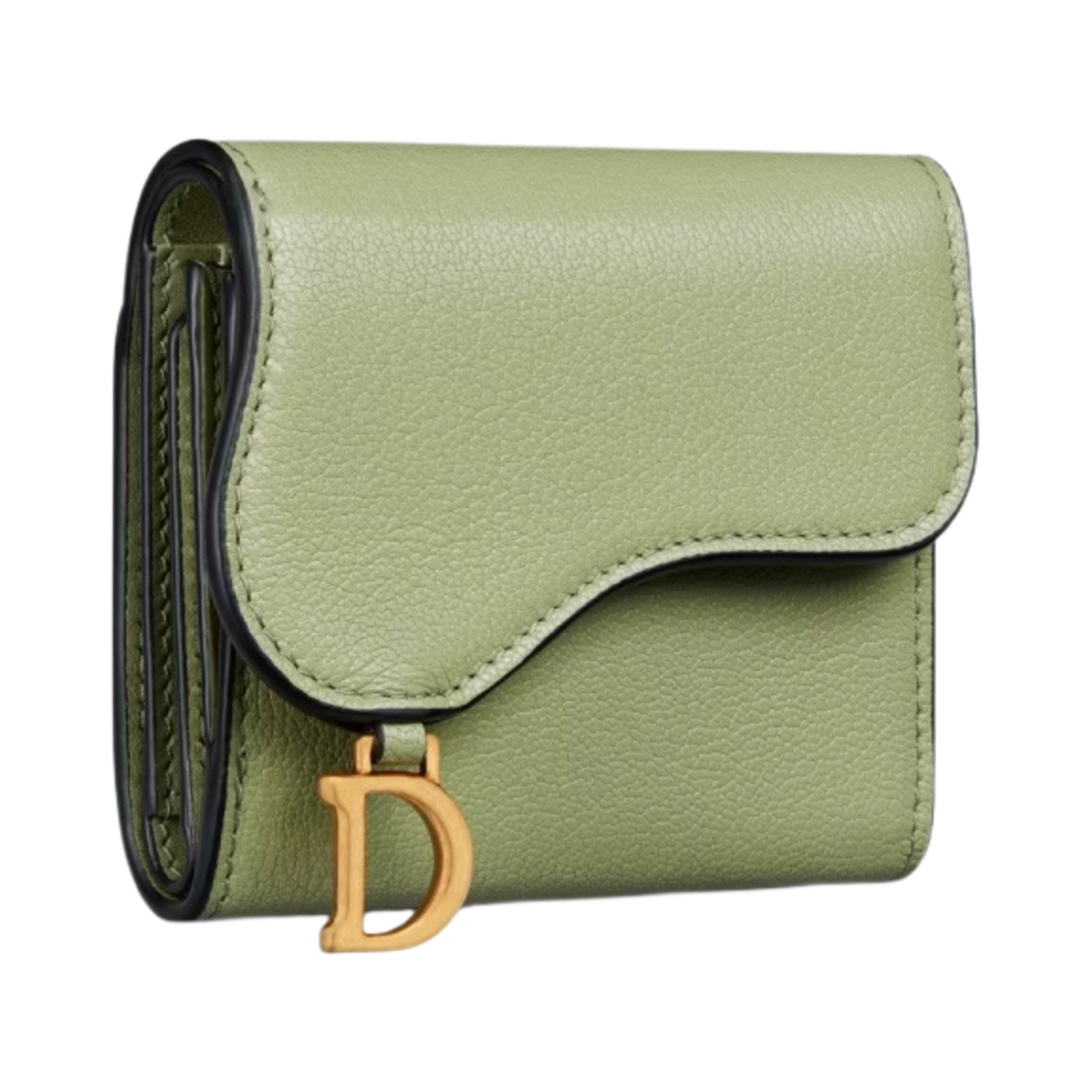 디올 새들 로터스 지갑 고트스킨 이터리얼 그린(Dior Saddle Lotus Wallet Goatskin Ethereal Green) - 2